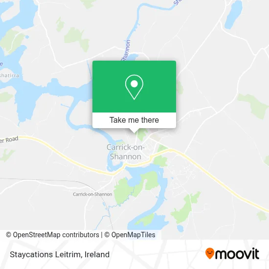 Staycations Leitrim map