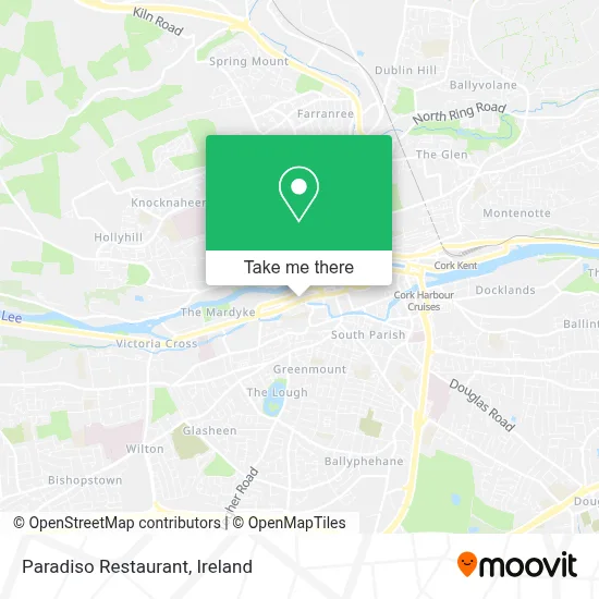 Paradiso Restaurant map