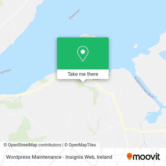 Wordpress Maintenance - Insignis Web map