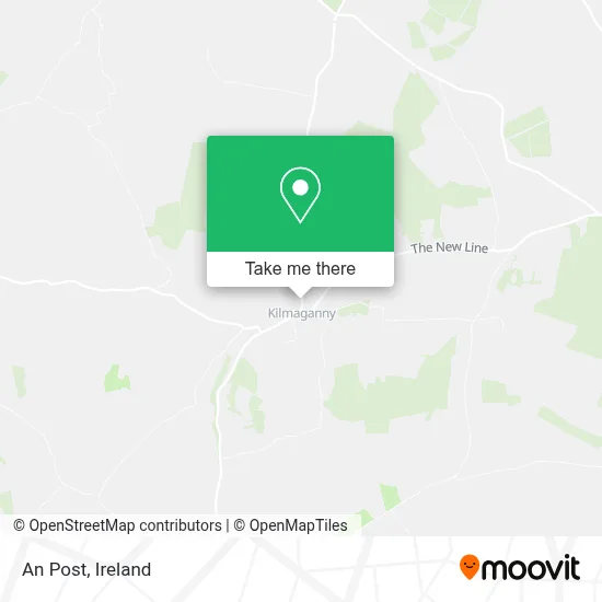 An Post map