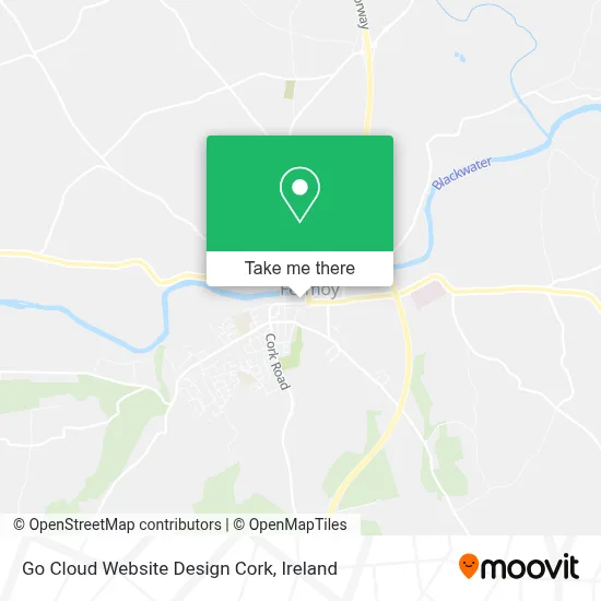 Go Cloud Website Design Cork map