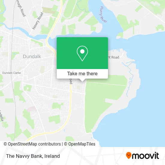 The Navvy Bank map