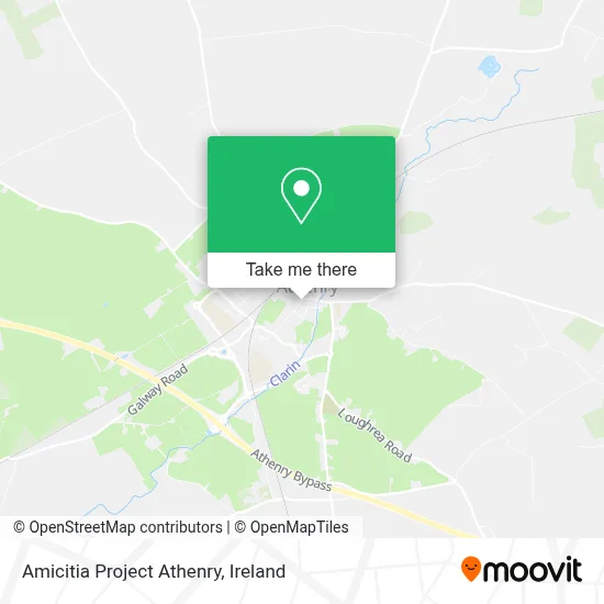 Amicitia Project Athenry map