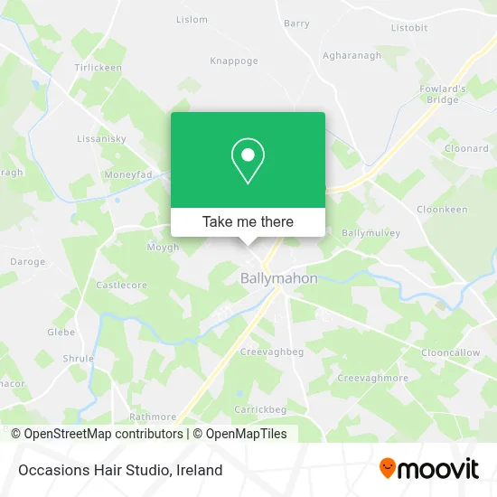 Occasions Hair Studio map