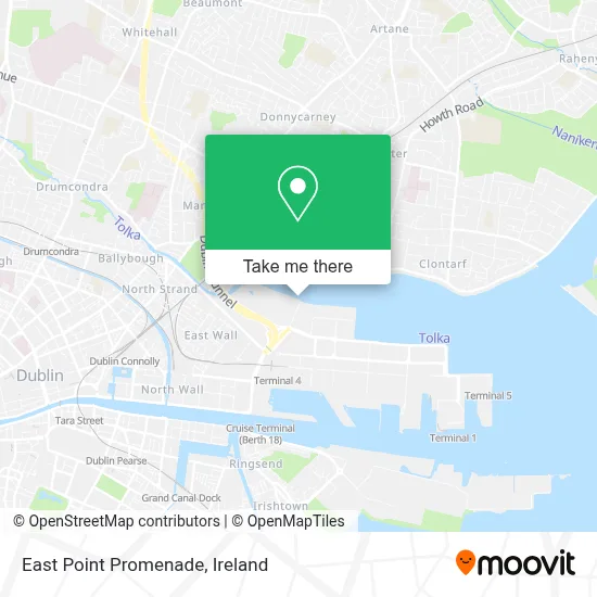 East Point Promenade map