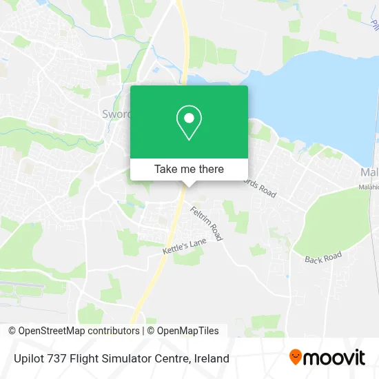 Upilot 737 Flight Simulator Centre map