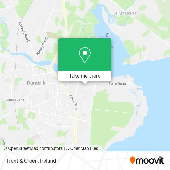 Treet & Green map
