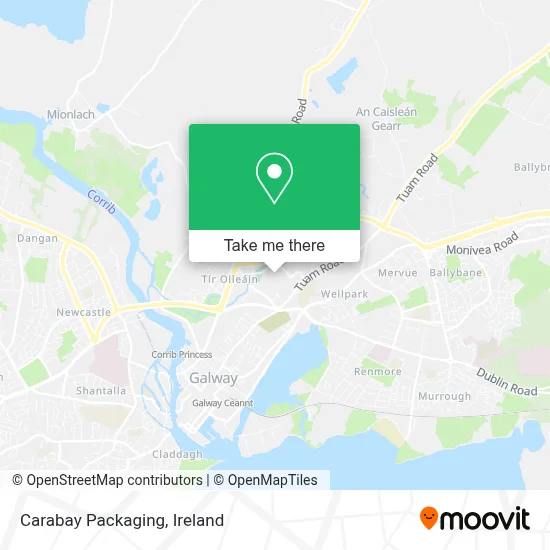 Carabay Packaging map