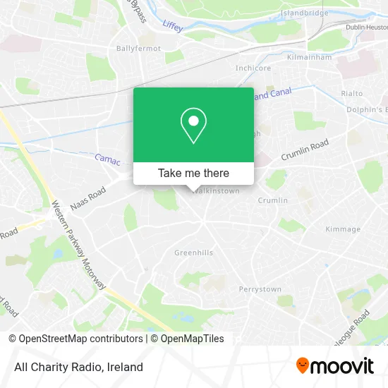 All Charity Radio map