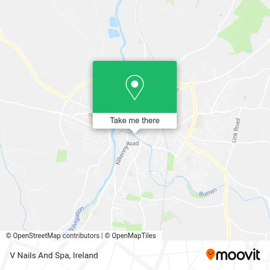 V Nails And Spa map