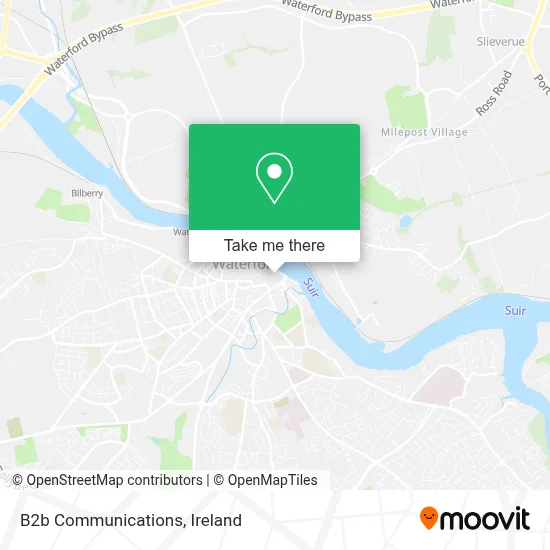 B2b Communications map