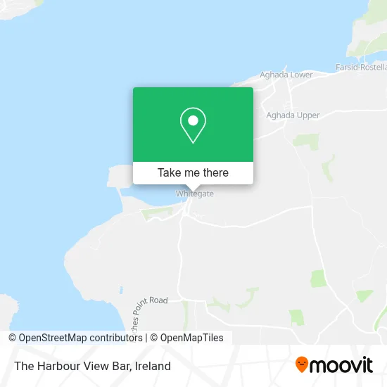 The Harbour View Bar map