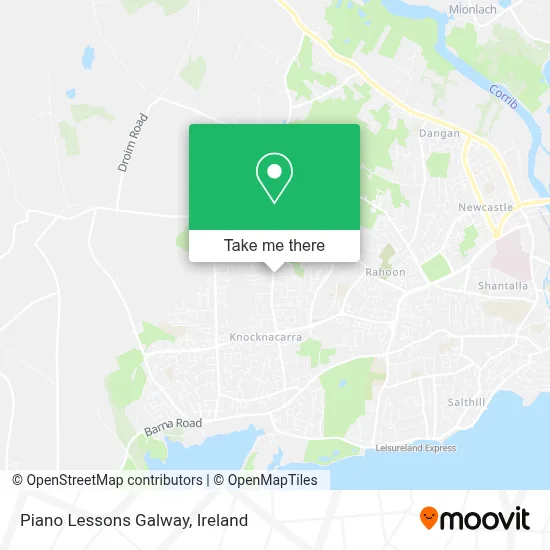 Piano Lessons Galway map