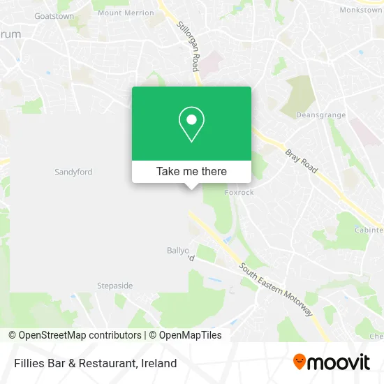 Fillies Bar & Restaurant map