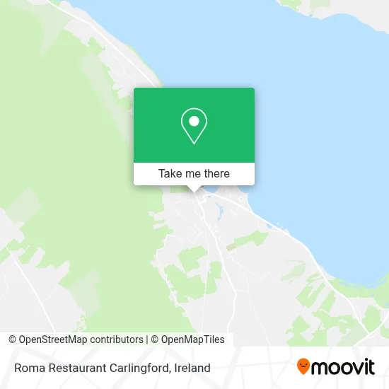 Roma Restaurant Carlingford map