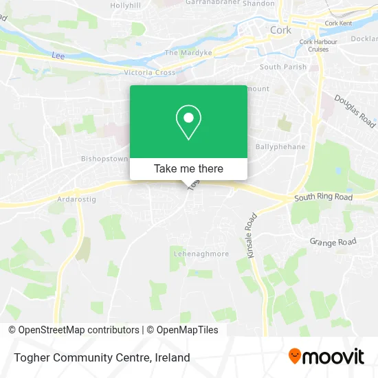 Togher Community Centre map