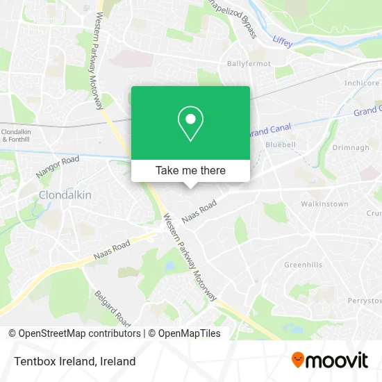Tentbox Ireland map