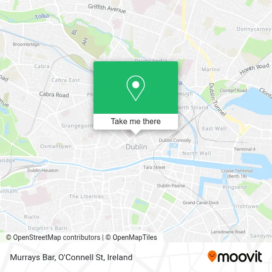 Murrays Bar, O'Connell St map