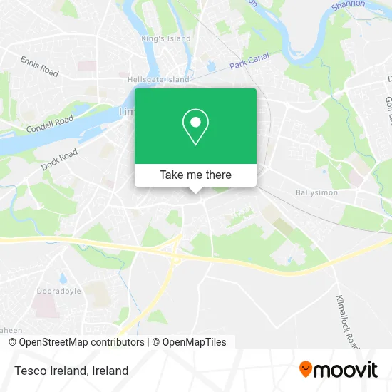 Tesco Ireland map