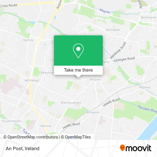 An Post map
