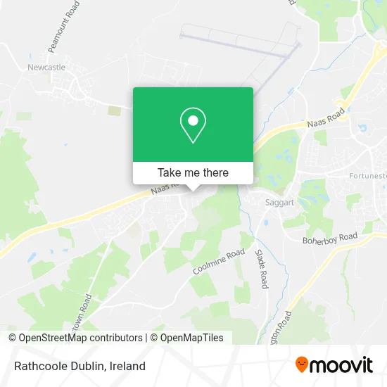 Rathcoole Dublin map