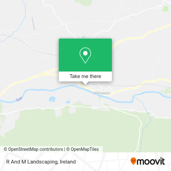 R And M Landscaping map