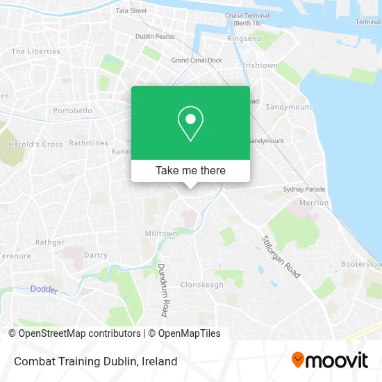 Combat Training Dublin map