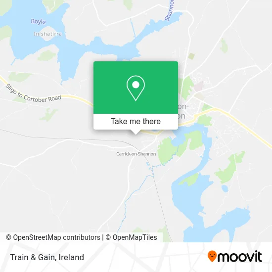 Train & Gain map