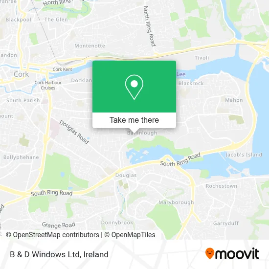 B & D Windows Ltd map