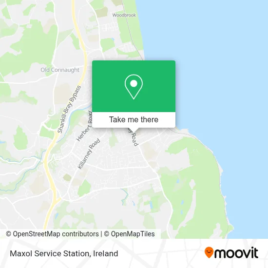 Maxol Service Station map