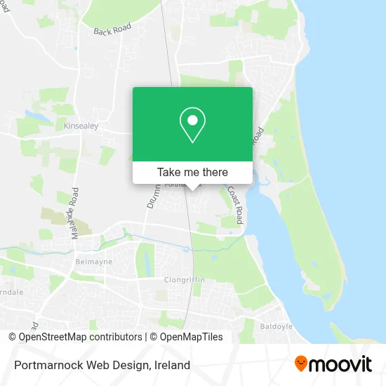 Portmarnock Web Design map