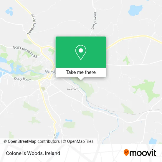 Colonel's Woods map