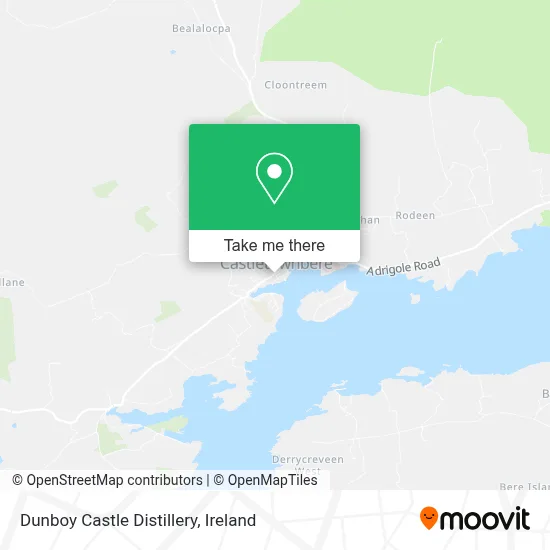 Dunboy Castle Distillery map