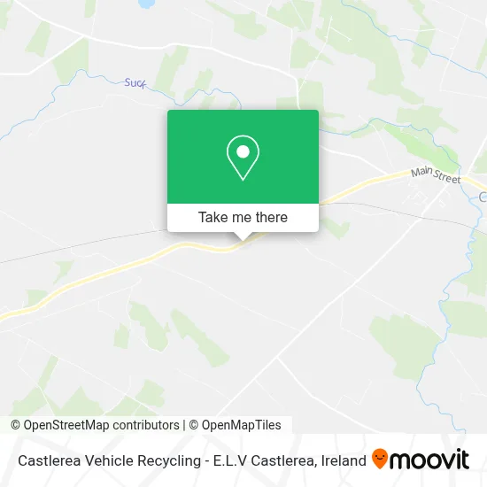 Castlerea Vehicle Recycling - E.L.V Castlerea map