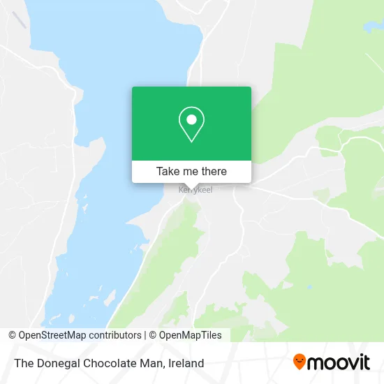 The Donegal Chocolate Man map
