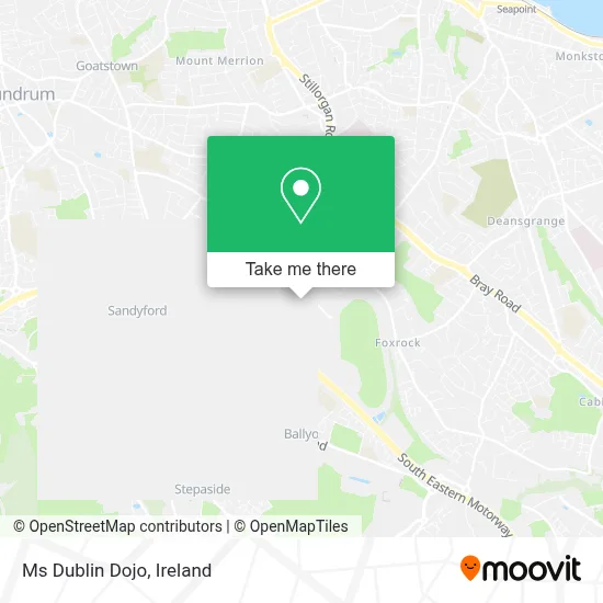 Ms Dublin Dojo map