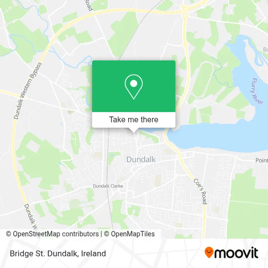 Bridge St.  Dundalk map