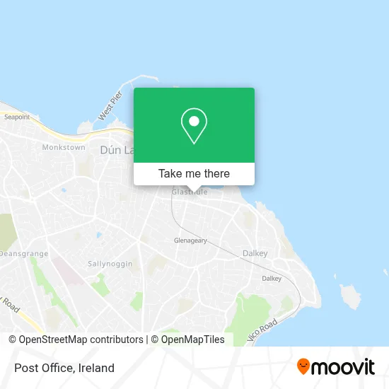 Post Office map