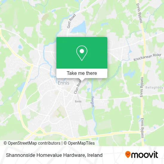 Shannonside Homevalue Hardware map