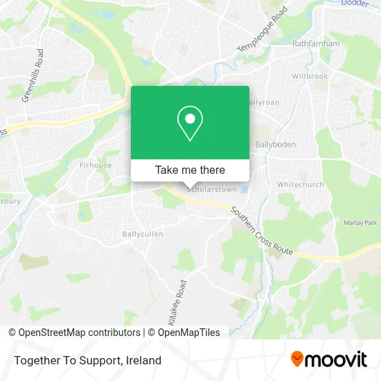 Together To Support map