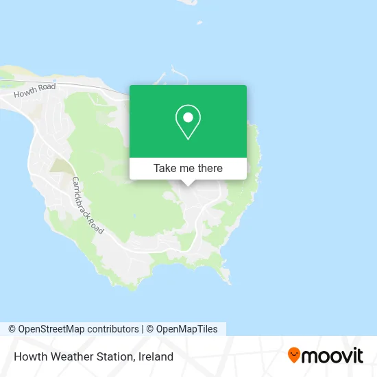 Howth Weather Station map