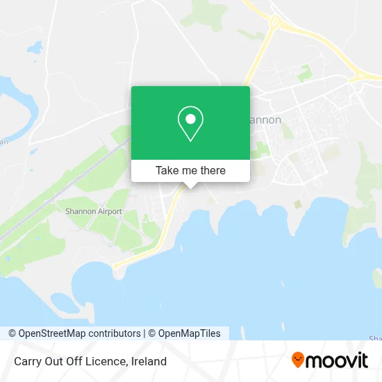 Carry Out Off Licence map