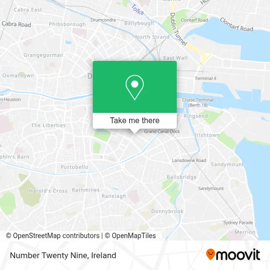 Number Twenty Nine map