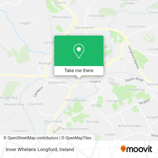 Inver Whelans Longford map