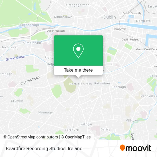Beardfire Recording Studios map