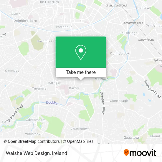 Walshe Web Design map