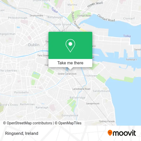 Ringsend map