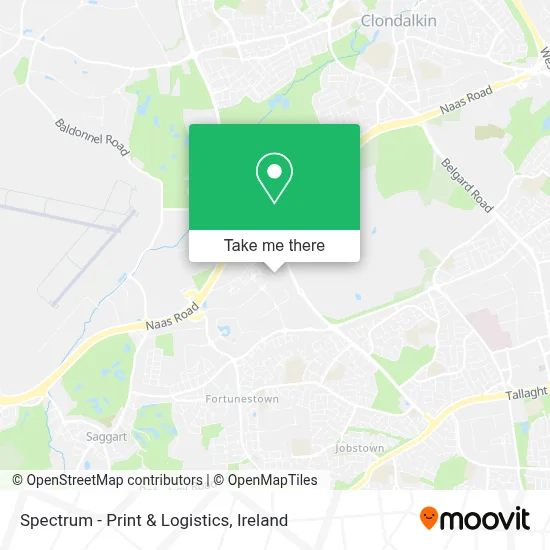 Spectrum - Print & Logistics map