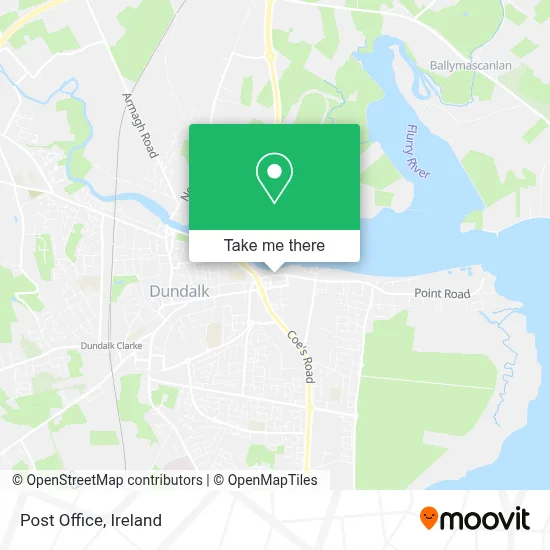 Post Office map