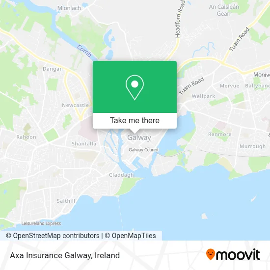 Axa Insurance Galway map